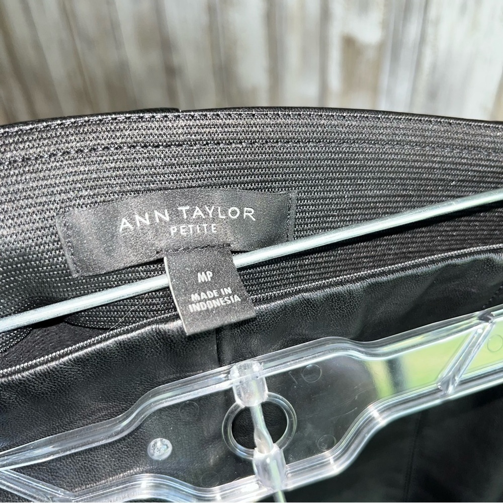 Ann Taylor Faux Leather Side Zip Pants - Picture 6 of 6